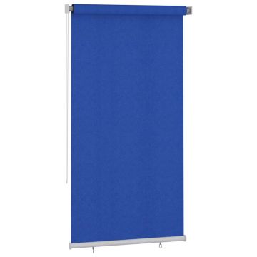 Tenda a Rullo per Esterni 125(L)x230(A) cm Blu HDPE