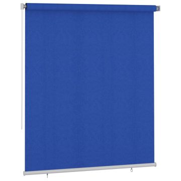 Tenda a Rullo per Esterni 205(L)x230(A) cm Blu HDPE