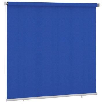 Tenda a Rullo per Esterni 245(L)x230(A) cm Blu HDPE