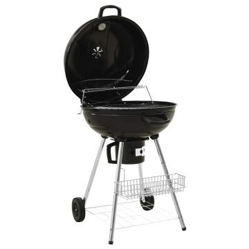 Griglia Barbecue a Carbone 73x58x96 cm Acciaio