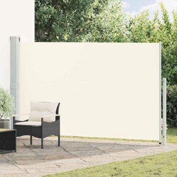 Tenda Laterale Retrattile per Patio 180x314 cm Crema
