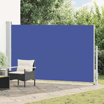 Tenda Laterale Retrattile per Patio 180x300 cm Blu
