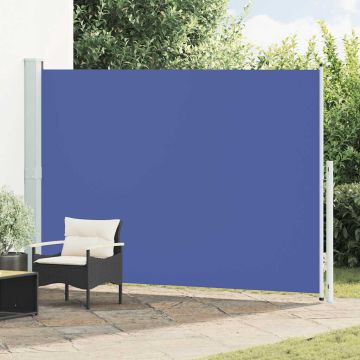 Tenda Laterale Retrattile per Patio 200x300 cm Blu