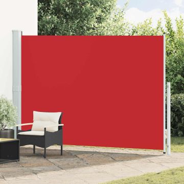 Tenda Laterale Retrattile per Patio 200x300 cm Rossa