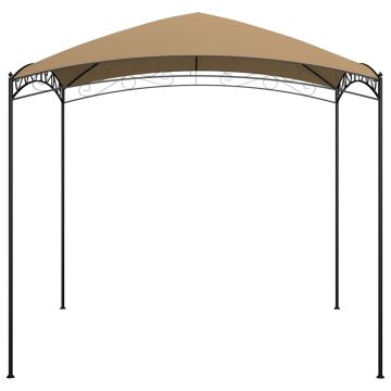 Gazebo 3x3x2,65 m Grigio Talpa 180 g/m²