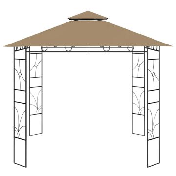 Gazebo 3x3x2,7 m Grigio Talpa 160 g/m²