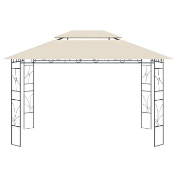 Gazebo 4x3x2,7 m Crema 160 g/m²