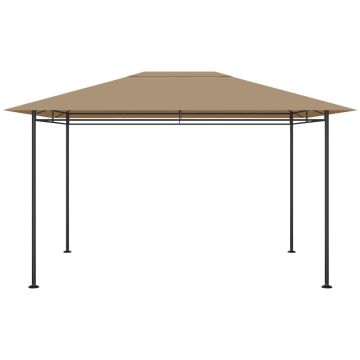 Gazebo 384x281x270 cm Grigio Talpa 180 g/m²