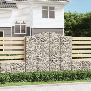 Cesti Gabbioni ad Arco 50 pz 200x50x180/200 cm Ferro Zincato
