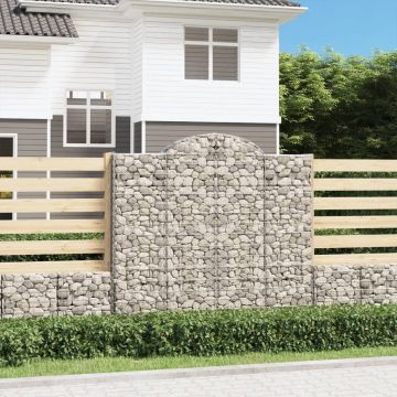Cesti Gabbioni ad Arco 40 pz 200x30x180/200 cm Ferro Zincato