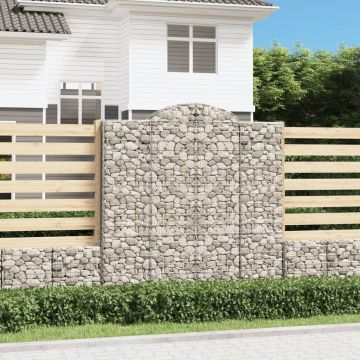 Cesti Gabbioni ad Arco 50 pz 200x50x200/220 cm Ferro Zincato
