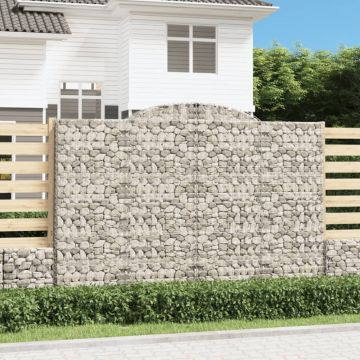 Cesti Gabbioni ad Arco 25 pz 300x30x200/220 cm Ferro Zincato