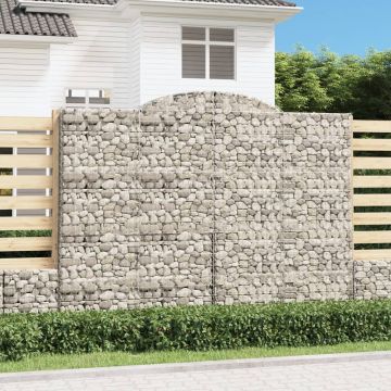 Cesti Gabbioni ad Arco 25 pz 300x30x220/240 cm Ferro Zincato