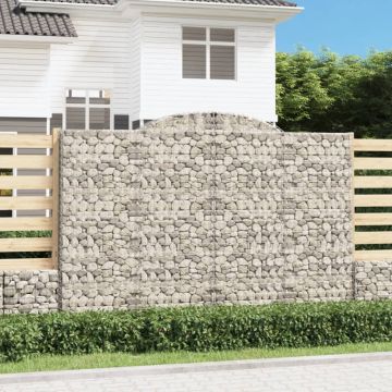 Cesti Gabbioni ad Arco 20 pz 300x50x200/220 cm Ferro Zincato