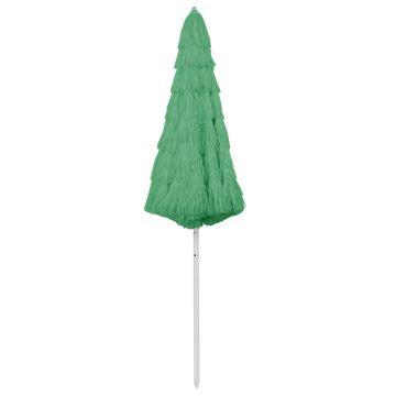 Ombrellone da Spiaggia Hawaii Verde 300 cm