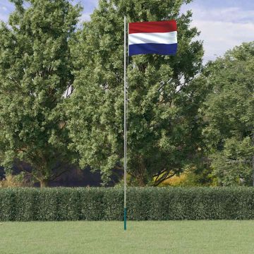 Asta e Bandiera Olanda 6,08 m Alluminio