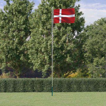 Asta e Bandiera Danimarca 6,08 m Alluminio