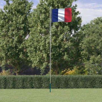 Asta e Bandiera Francia 6,08 m Alluminio