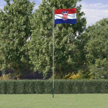 Asta e Bandiera Croazia 6,08 m Alluminio