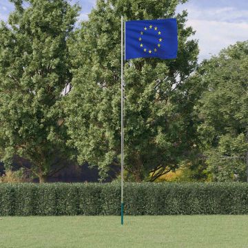 Asta e Bandiera Europa 6,08 m Alluminio