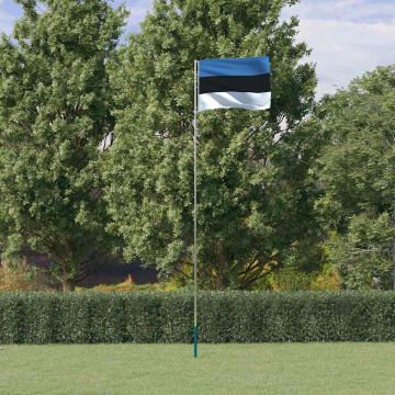 Asta e Bandiera Estonia 5,5 m Alluminio