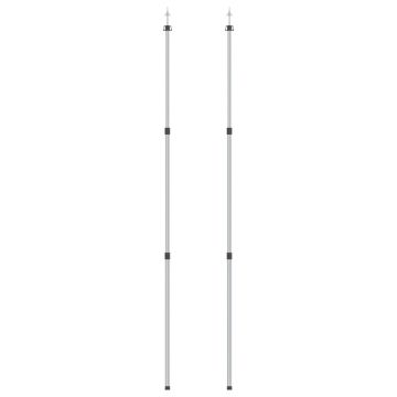 Aste Telescopiche per Tende 102-260 cm 2pz in Alluminio