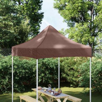 Tetto per Tendone per Feste 2x2 m Marrone 270 g/m²