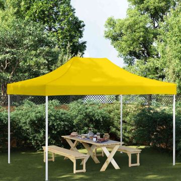 Tetto per Tendone per Feste 4x3 m Giallo 270 g/m²