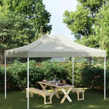 Tetto per Tendone per Feste 4,5x3 m Crema 270 g/m²