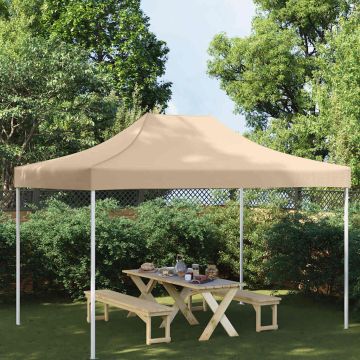 Tetto per Tendone per Feste 4,5x3 m Beige 270 g/m²