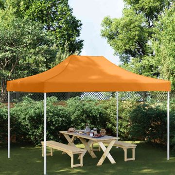 Tetto per Tendone per Feste 4,5x3 m Arancione 270 g/m²