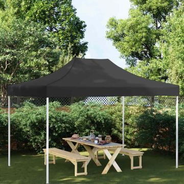 Tetto per Tendone per Feste 4,5x3 m Nero 270 g/m²