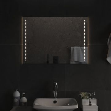 Specchio da Bagno con Luci LED 50x70 cm