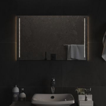Specchio da Bagno con Luci LED 50x80 cm