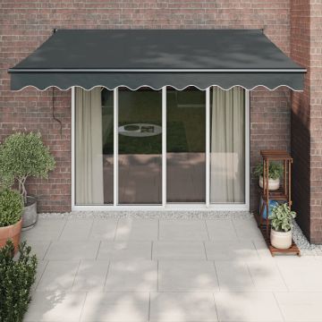 Tenda retrattile Antracite con Struttura Antracite