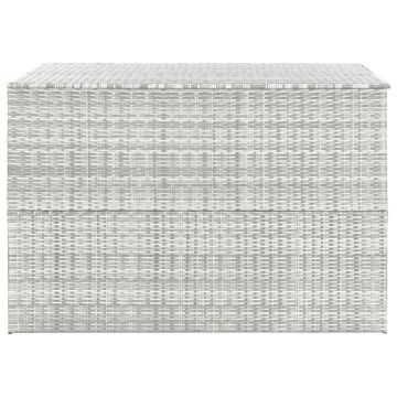Baule da Giardino Grigio Chiaro 150x100x100 cm in Polyrattan