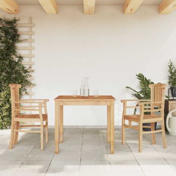 Set da Pranzo per Giardino 3 pz in Teak Massello