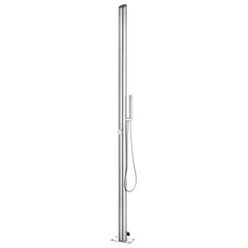 Doccia da Giardino 220 cm in Acciaio Inossidabile