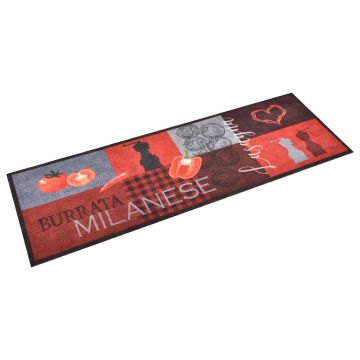 Tappetino da Cucina Lavabile Pomodori 45x150 cm