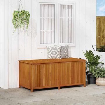Contenitore da Giardino 175x80x75cm in Legno Massello di Acacia