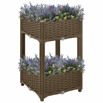 Fioriera Rialzata 40x40x71 cm in Polipropilene