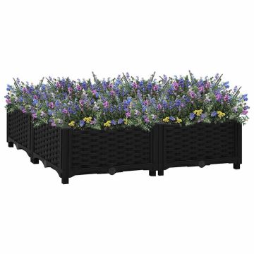 Fioriera Rialzata 80x80x23 cm in Polipropilene