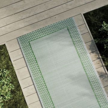 Tappeto da Esterno ARAKIL Verde 80x250 cm in PP