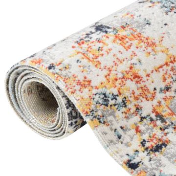 Tappeto da Esterni a Tessitura Piatta 100x200 cm Multicolore