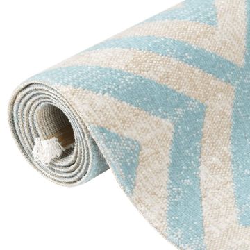 Tappeto da Esterni a Tessitura Piatta 115x170 cm Verde e Beige
