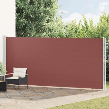 Tenda da Sole Laterale Retrattile per Patio 180x600 cm Marrone