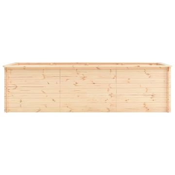 Letto Rialzato da Giardino 300x100x80,5 cm Legno di Pino 19 mm