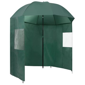 Ombrellone da Pesca Verde 220x185 cm