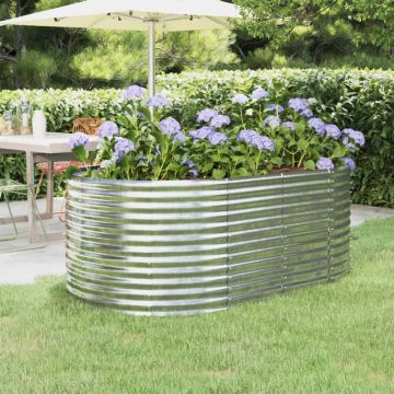 Letto Giardino Acciaio Zincato 175x100x68cm Argento