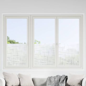 Pellicole per Finestre Smerigliate 2pz Motivo Stella in PVC